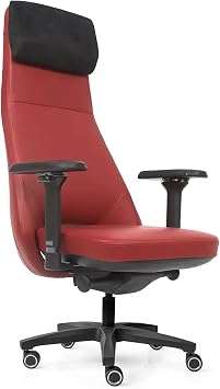 xDrive Konak Business Work Chair Large Leather Red