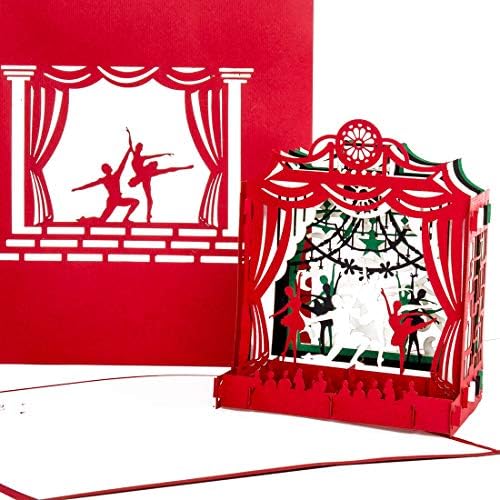 Handmade Ballet Theatre Pop Up Card - Perfect Theatre Voucher & Dance Birthday Card Gift