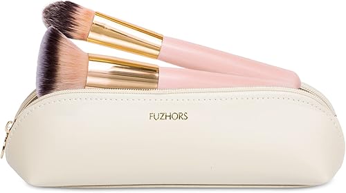 Fuzhors Soporte para brochas de maquillaje de viaje, Caqui, Moda