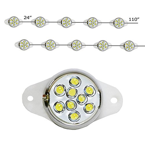 Lámparas LED iJDMTOY para iluminación lateral de coche miniatura 6