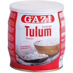Gazi Tulum Queso nómada - 6 barriles de 900 g - Queso de vaca tipo turco Erzican Peyniri con 45% de grasa i.Tr., elaborado y conservado con sal, fabricación tradicional, para hornear y espolvorear