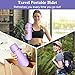 Portable Bidet for Travel - Peri Bottle for Postpartum Care - 400ml Travel Bidet - 13oz Handheld Sprayer for Women Men, Large Capacity Personal Hygiene Cleaning Bottle - Purple