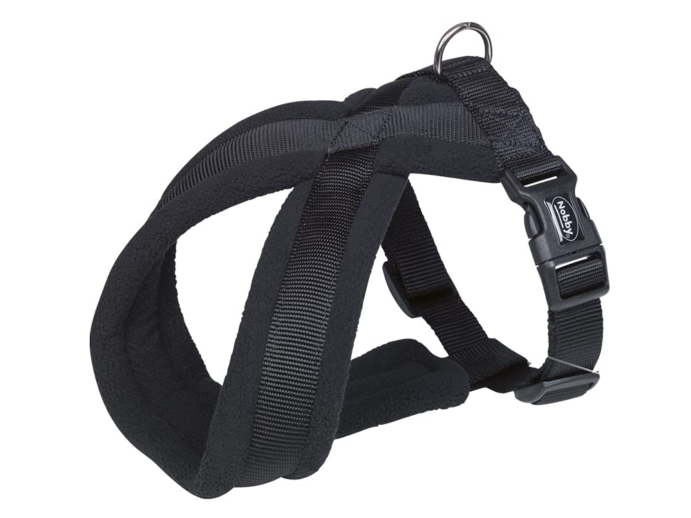 Nobby Classic Comfort Harness, 60 - 90 cm/25 - 50 mm, Black