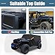 X AUTOHAUX Autoabdeckung SUV Autoplane Outdoor Vollgarage Wasserdicht Auto Abdeckplane für Jeep Wrangler JK Hardtop und Cabrio-Softtop 4-türig