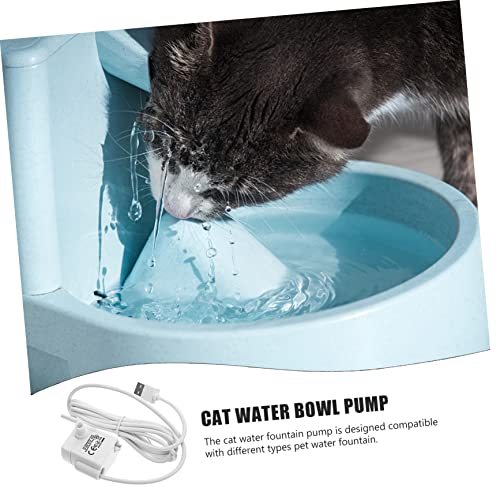 Bomba sumergible para fuente de agua para gatos y perros miniatura 7