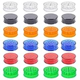 24 Pack Herb Grinder For Manual, 2.3in Small Spice Grinder With Storage, Portable And Disposable...