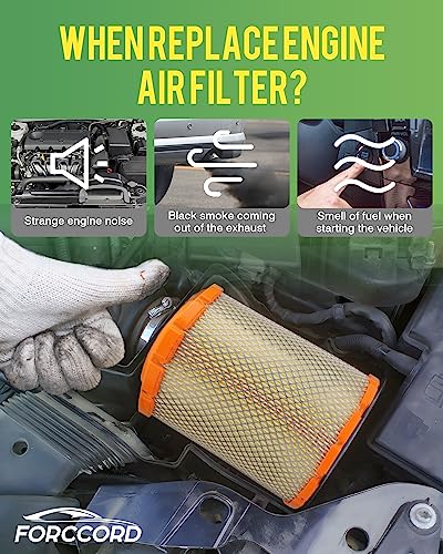 Image of 2-Pack Engine Air Filter Fits for 2012-09 Ford Escape, 2011-09 Mercury Mariner, 2011-09 Mazda Tribute Air Filter Repacement 9L8Z-9601A PA5841 Accessories