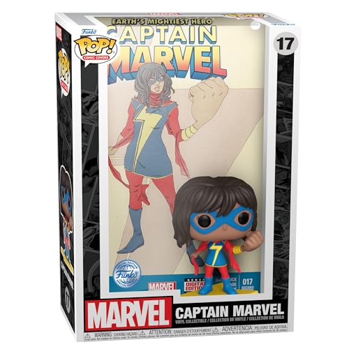 Funko Pop! Comic Cover: Marvel - Kamala Khan - The Marvels - Vinyl-Sammelfigur - Geschenkidee - Offizielle Handelswaren - Spielzeug Für Kinder und Erwachsene - Movies Fans - Modellfigur Für Sammler