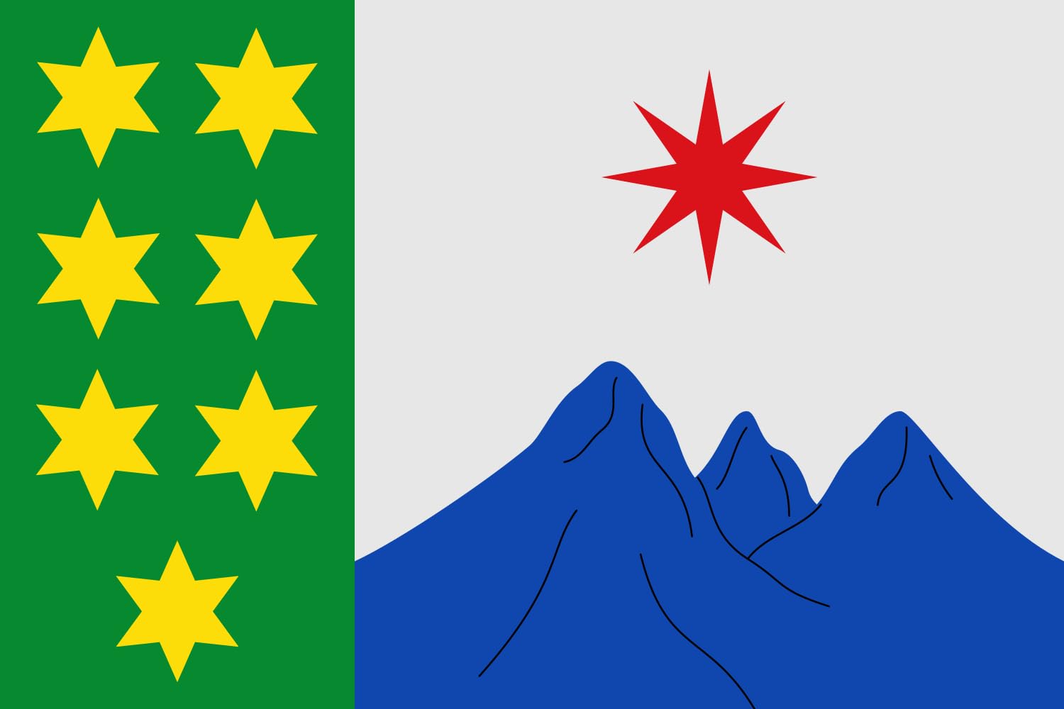 Drapeau Casbas de Huesca grand format en tissu résistant pour mât