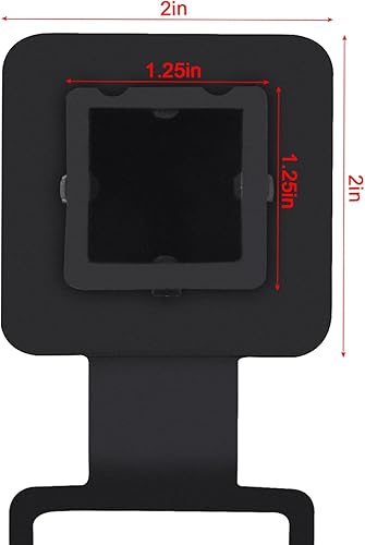 Vista 2 de AITRIP Cubierta de enganche de remolque de 1 1/4 pulgadas (1.25 pulgadas), enchufe de enganche de goma para receptores de 1.25 pulgadas para Subaru