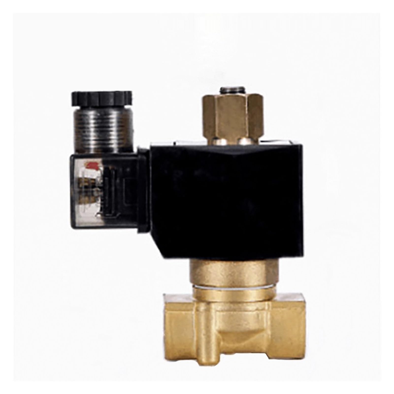LNHHG 3/8" Brass Normally Open Solenoid Valve IP65 Pipeline Control Switch Valve Water Valve 220 110 24V 12V