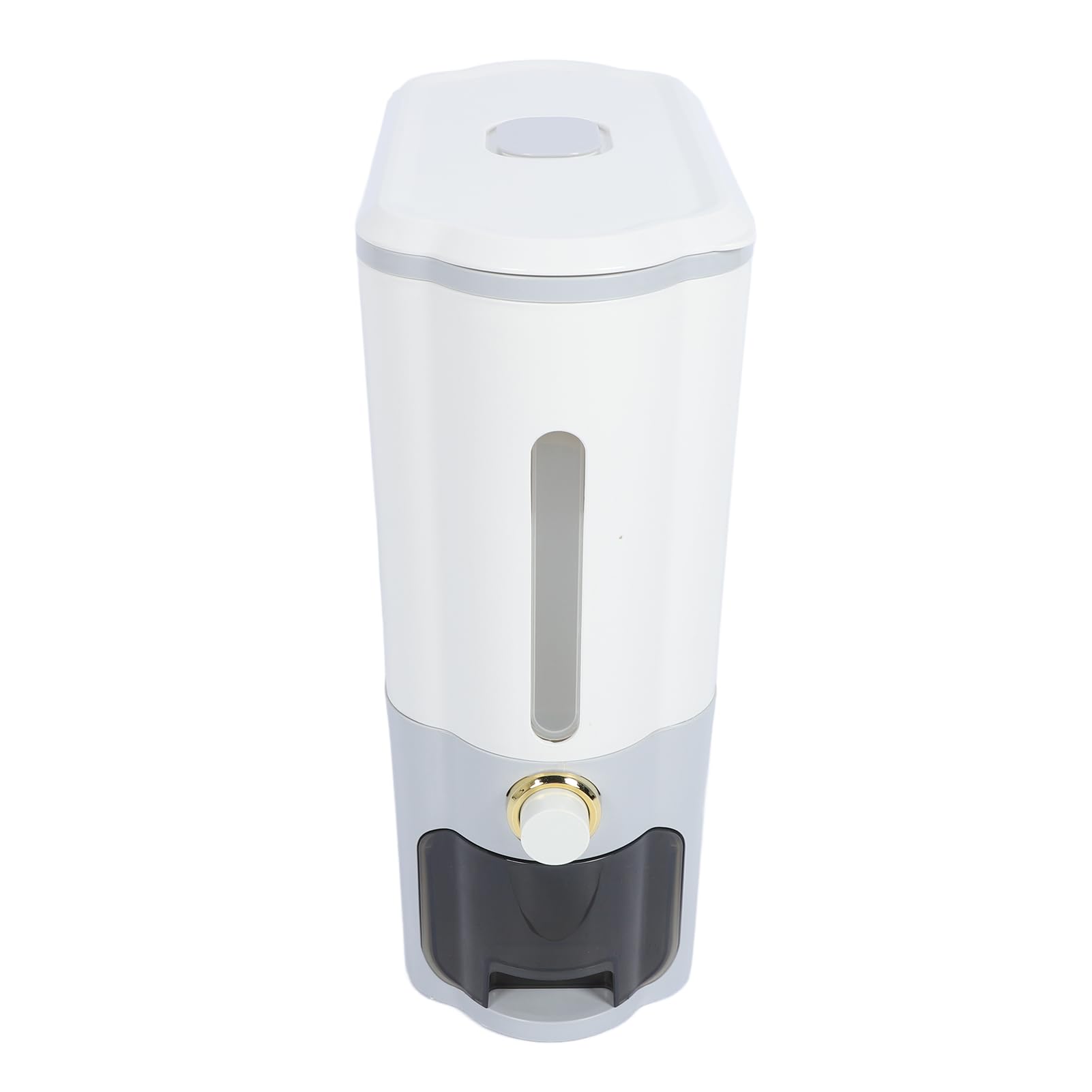 Contenitore per Riso, Dispenser con Dosatore a Pressione in PP,