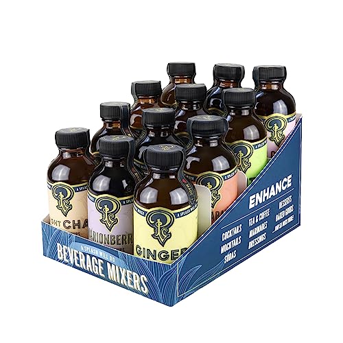 Portland Syrups Sampler 12-Pack (3.4Oz Bottles) #TOP3