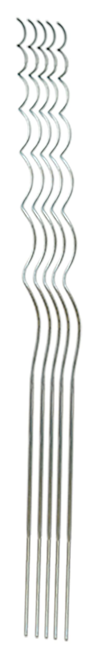 Novatool Lot de 10 tuteurs de tomates 5 x 1500 mm avec fil de coco I Kit de fixation pour plantes grimpantes pour arbres