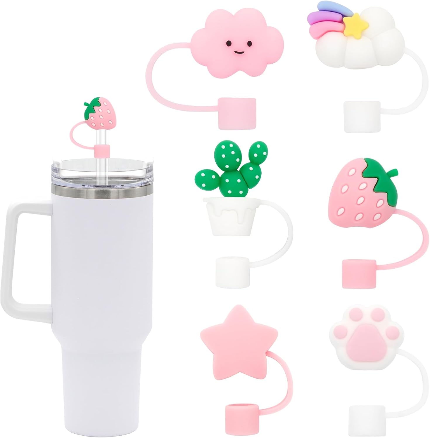 Stanley Cup Cubierta de popote para copa Stanley, 6