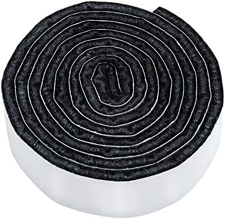 Adsamm® / 324 X Patins En Feutre/Noirs/ 10 Mm/Rond / 1,5 Mm D