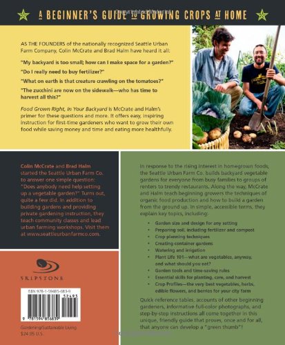 Food Grown Right, In Your Backyard: A Beginner's Guide To Growing Crops At Home #TOP1