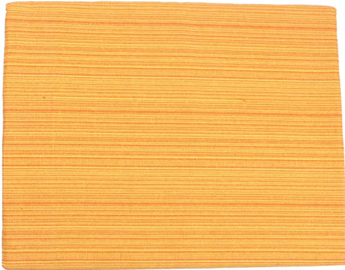Image of THARUNSHA ELITE 100% Natural Pure Cotton All Weather Blanket /Solapur Bedsheet /Top Sheet /AC Comforter Elegant Design- Single Size 60 inches x 90 inches (Golden Yellow)