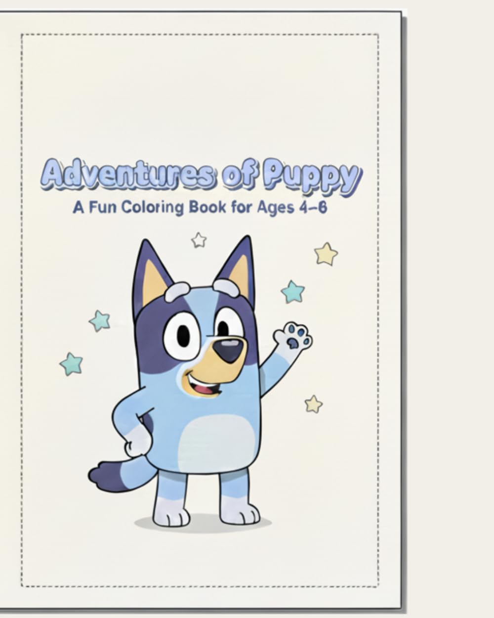 Adventures of Puppy: A Fun Coloring Book for Kids