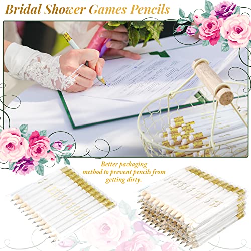 72 lápices de grafito para juegos de boda miniatura 3