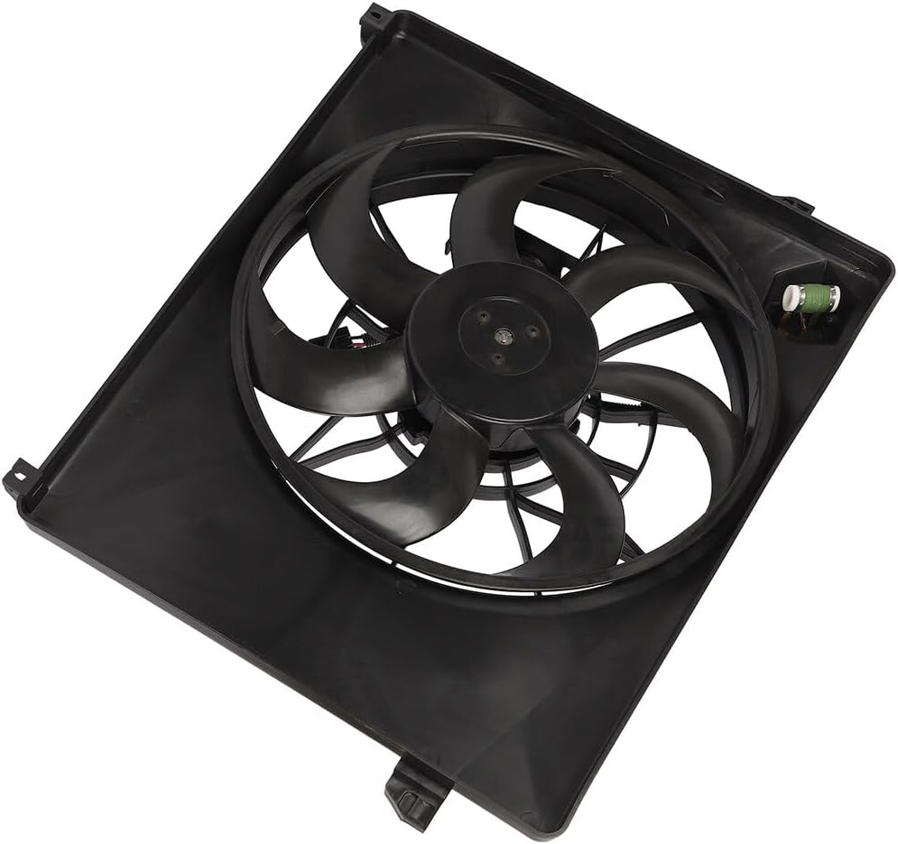 ECCPP Cooling Fan Compatible with 2007-2012 for Kia for Rondo,Replace 621235, 621 235, KI3115121, 253801D100, 253801D500 Cooling Fan Assembly