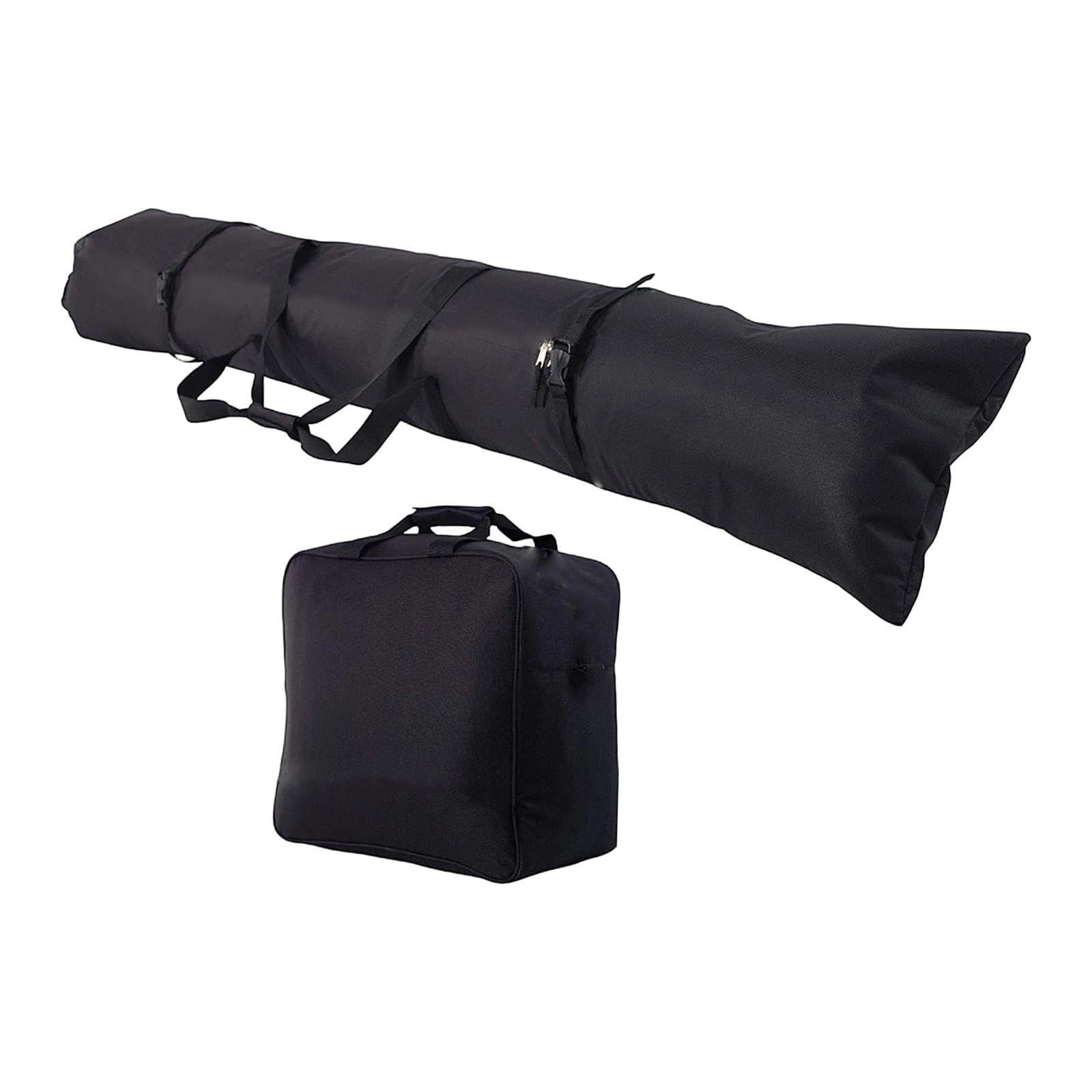 Housse de Ski et Snowboard 200cm (79 inch) avec Sac à Chaussures - Ensemble de Transport en Tissu Oxford pour Sports d'hiver