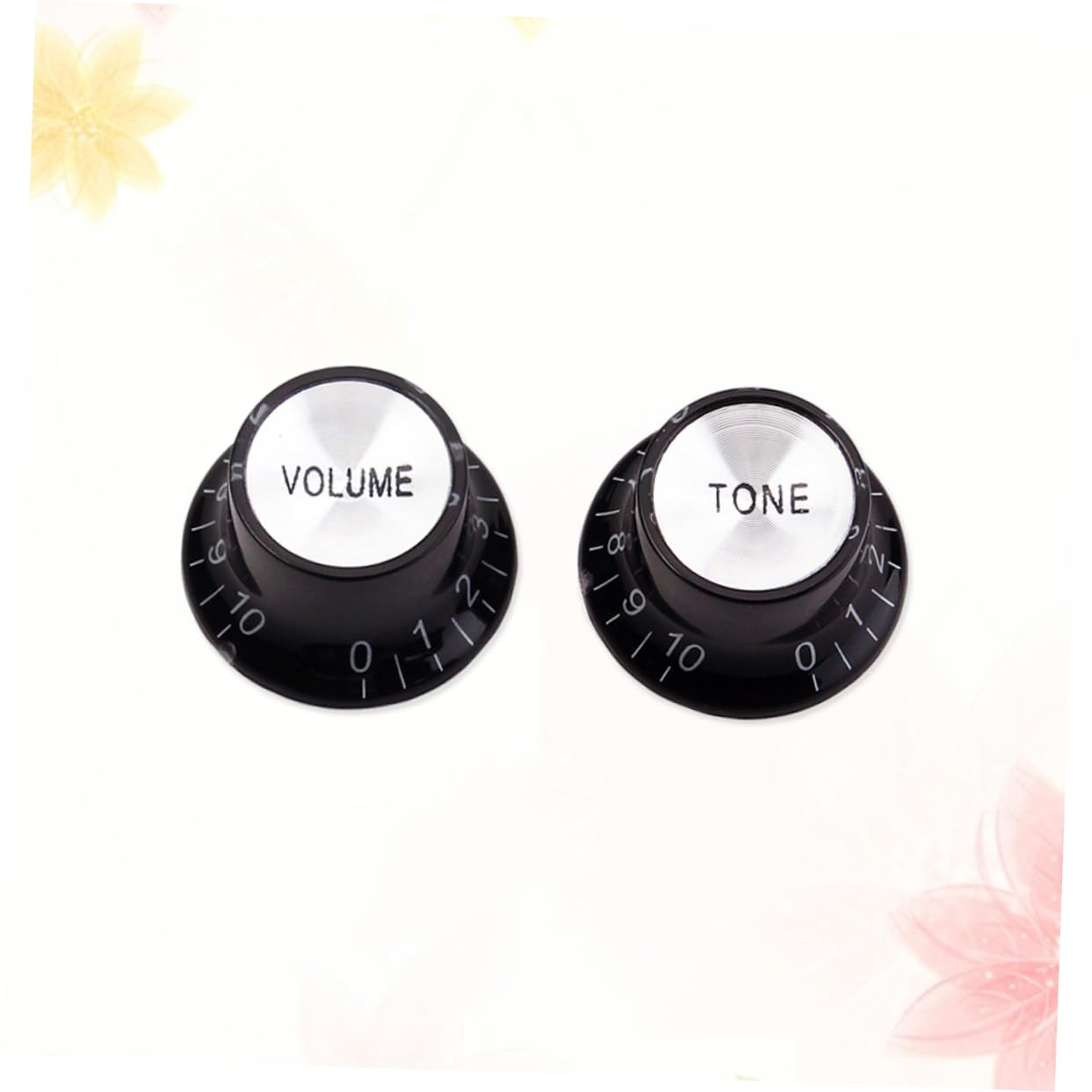 OFFSCH Guitar Knob Volume Tone Control Knobs Cap 2 Pcs Gd23c Aluminum for Bass