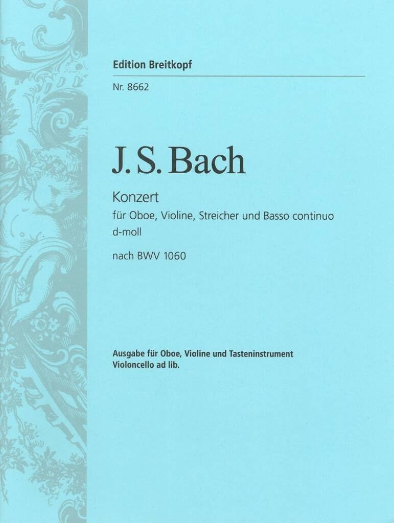 Amazon | バッハ : 協奏曲 ニ短調 BWV1060 (オーボエ、ヴァイオリン