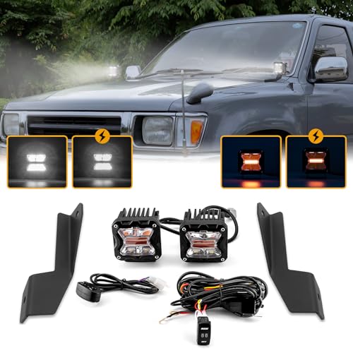 Kit de luces LED para autos WeiSen con soportes resistentes