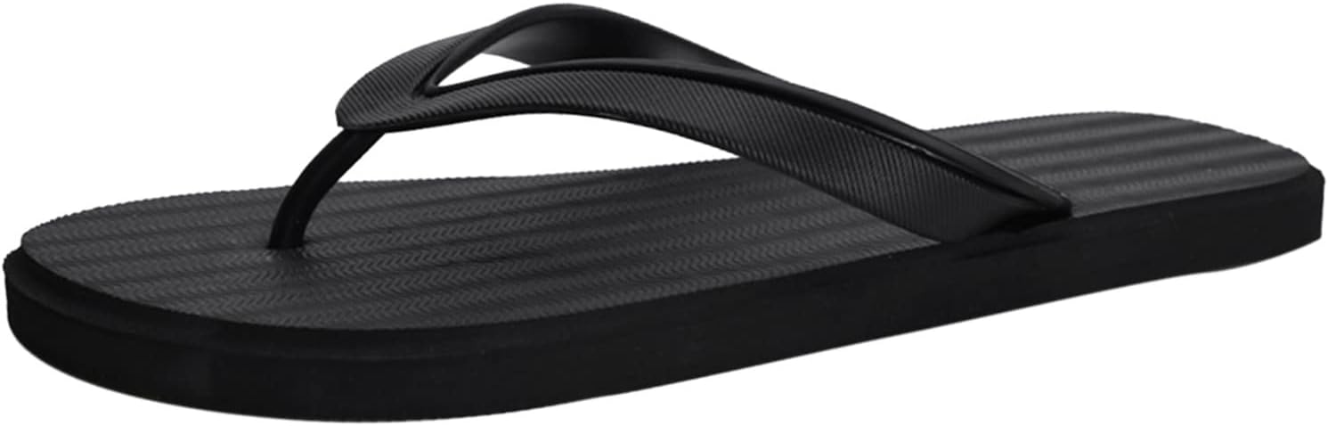 Flip Flops Men's Waterproof Flip Flops with Toe Separator Bath Slippers Breathable Flip Flops Comfortable House Slippers Quick Drying Slippers Washable Slider Holiday Slippers