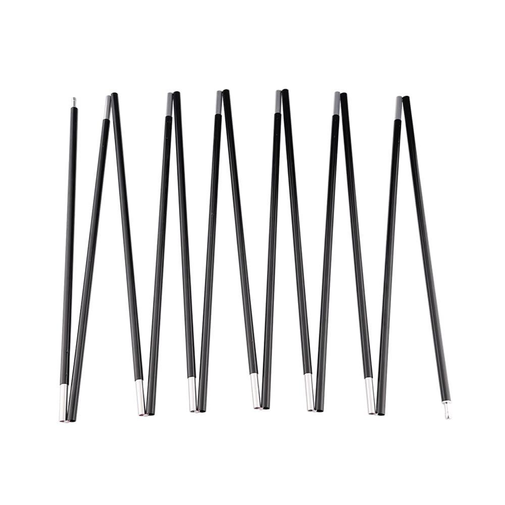 Unassembled Tent Poles Replacement, Female and Male End Tent Compatible, Aluminum Tent Pole Repair Kit.1 Pole Pack