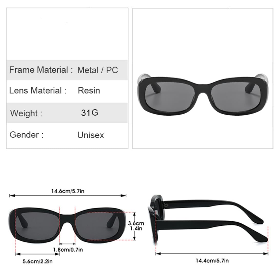Occhiali da sole alla moda da uomo e da donna, con stampa leopardata, occhiali retrò UV400 (blu leopardato).