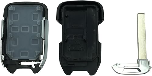Miniatura 5 de OVIOBOER Funda de repuesto para llavero para Chevy Silverado GMC Sierra 1500 2500HD 3500HD 3500HD de entrada sin llave (5 botones)