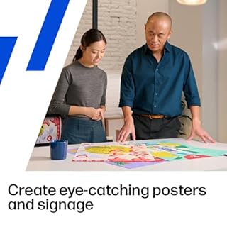 HP DesignJet T210 Large Format Wireless Color Plotter Printer - 24", with Modern Compact Design (8AG32D)