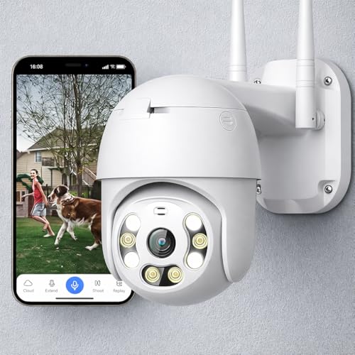 Image of 1080P Full HD WiFi Security Camera | Wireless CCTV with Two-Way Audio, Night Vision & Motion Detection for Home & Office (Wall Camera-01)