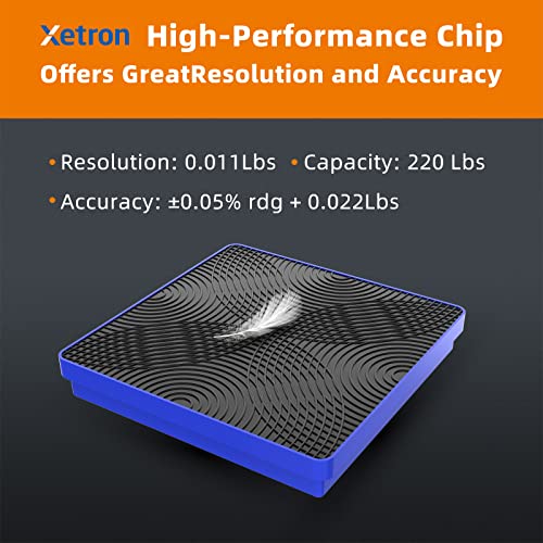 Xetron High Accuracy Precision Refrigerant Scale Charging Recovery Hvac【Oz Lb Kg】, Electronic Scale R134A R410A Etc Digital Freon Scale 220Lbs #TOP4