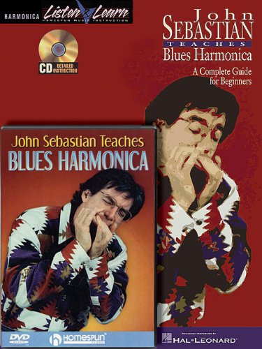 John Sebastian - Harmonica Bundle Pack: John Sebastian Teaches Blues Harmonica (Book/CD) with John Sebastian Teaches Blues Harmonica (DVD)