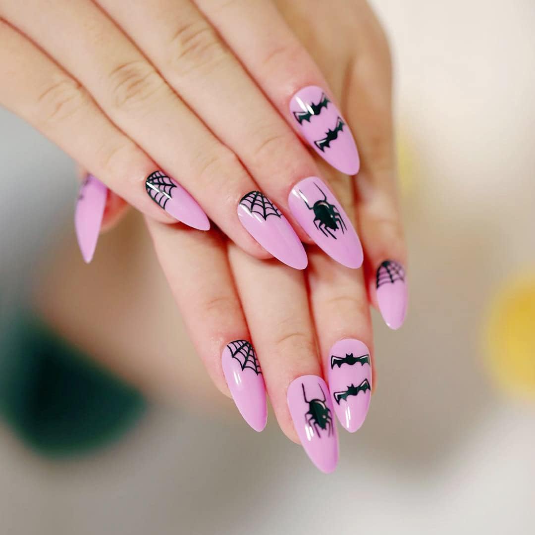 Bling Press on Nails, Luxury Reusable Finish Fake Nails, Handmade Nail Art with Design by Licensed Manicurist (K) (B)
