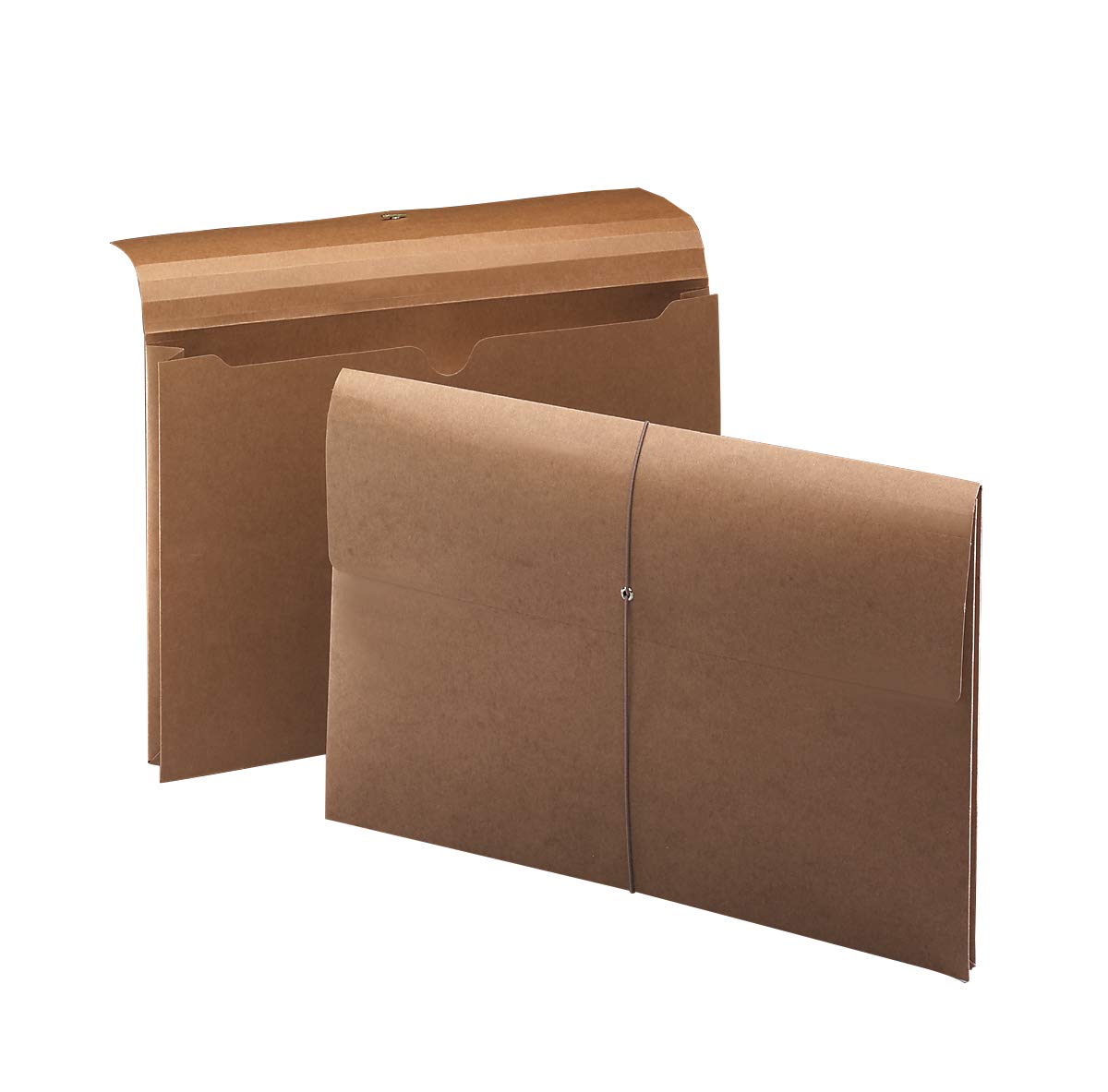 Photo 1 of Smead Expanding File Wallet with Flap and Cord Closure, 2" Expansion, Legal Size, Redrope, 50 per Box (77245) Legal Cord Closure