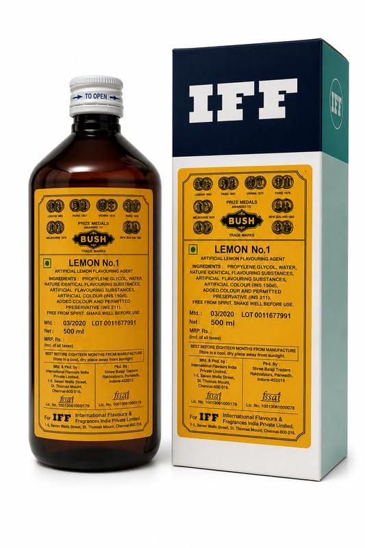 Image of IFF, Bush Lemon No.1 Flavouring Agent - 500 ML