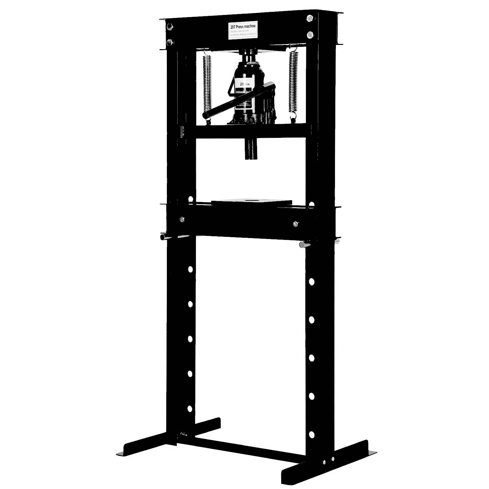 20T Hydraulic Press, Heavy Duty H-Frame Garage Floor Hydraulic Shop Press