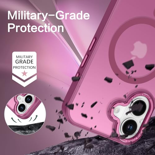 Coque iPhone 16 Plus antichoc mate translucide compatible MagSafe - 2