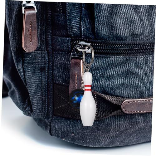 Porte-clés de quilles de bowling en plastique Toddmomy - 6
