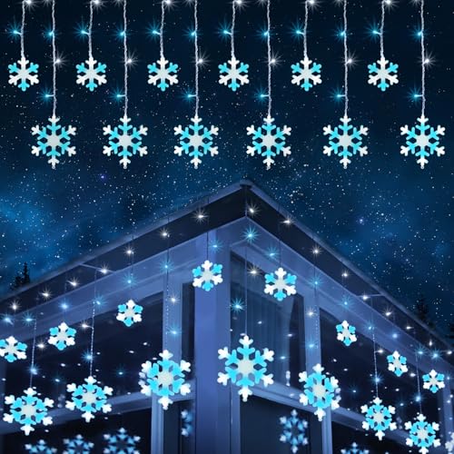 Luces navideñas copo de nieve Toodour 17.22 pies LED