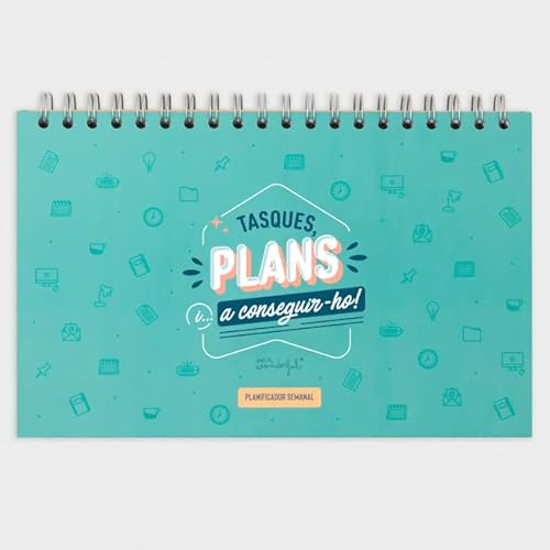 Mr. Wonderful Planificador setmanal - Tasques, plans i... a aconseguir-ho! Mr. Wonderful Planificador setmanal - Tasques, plans i... a aconseguir-ho!