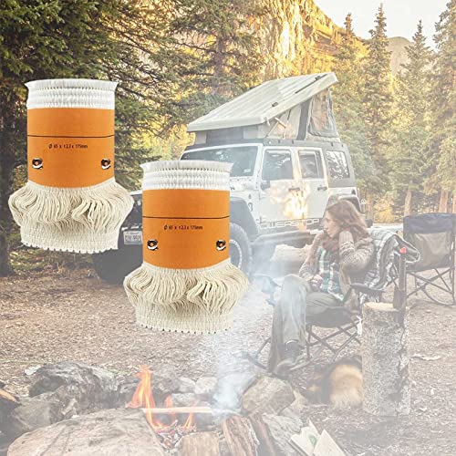 Kerosene Stove Wicks,Kerosene Heater Wicks,65 x T2.3 x 175 Replacement Oil Lantern Wick,Braided Smokeless Natural Replacement Wicks,Replacement for Petroleum Stove Oil Lamps (Size : 2pcs)