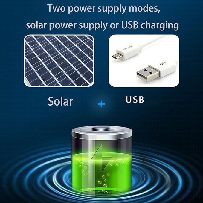 Miniatura 6 de Sombrero de ventilador solar de ala ancha, ventilador solar de ala ancha, sombrero de pesca al aire libre, sombreros de ventilador solar para