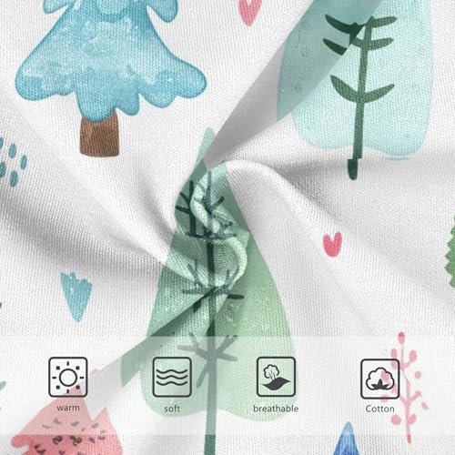 Christmas Trees Winter Toddler Underwear Floral 2t Cotton Girl Panties Cute Pattern Kids Undies Briefs3