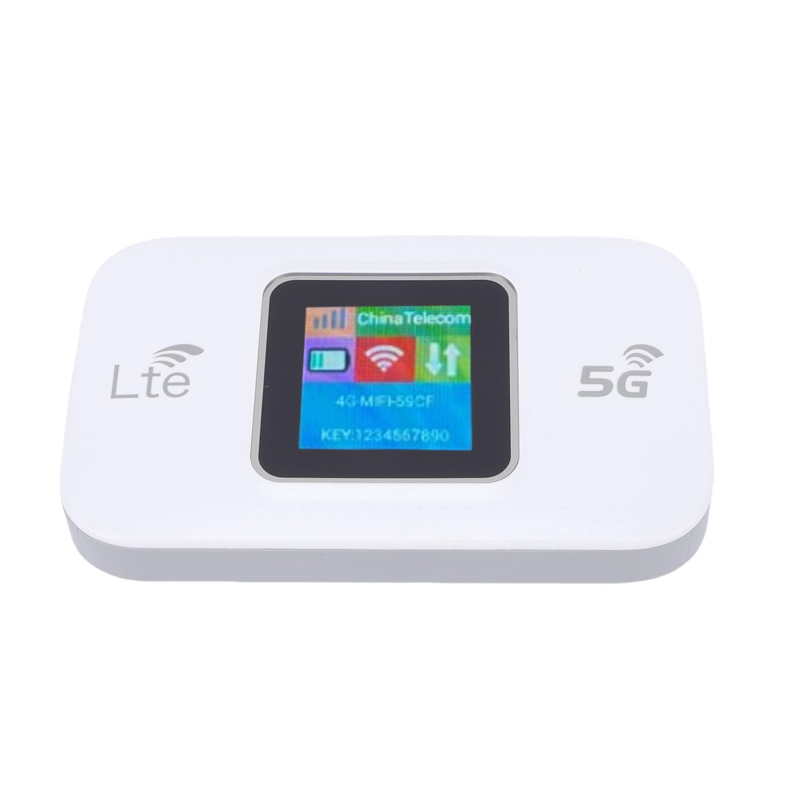 Elprico Hotspot Mobile LTE 5G, Hotspot WiFi Portatile per Viaggi, 10 Dispositivi Collegati, Supporta Schede Micro SIM, Dispositivo Hotspot Ad Alta velocità da 300 Mbps, Hotspot Mobile