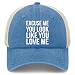 Kritett You Love Me Caps Hunting Hat Lake Blue Womens Hat Gifts for Her Running Hat